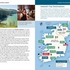 "Rick Steves Ireland", Überschrift: "Ireland’s Top Destinations". Karte von Irland mit markierten Reisezielen und Orten.