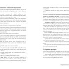 Texte: "People with weakened immune systems", "Important vaccines for immune-compromised people", "Vaccine cautions", "Pregnant people". Ein zweispaltiger Text über Impfempfehlungen und Vorsichtsmaßnahmen für Menschen mit geschwächtem Immunsystem und Schwangere.