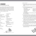 Zwei Rezeptseiten für "Mole Negro". Zutaten links, Anweisungen rechts. Enthält Illustrationen von Gewürzen und Buch.