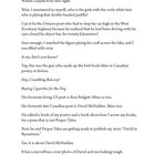 Text über Begegnung mit Stuart Ross am Slocan Lake. Thema: Poesie, Lieblingsdichter, Buchveröffentlichungen. Seite 85.