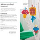 Whimsi woodland ornaments. Anleitung für Pilz und Eichel. Tipp: Ränder werden mit WS-Seite gearbeitet. Hängende Häkelornamente.