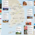 KOREA Planning Map. Informationen zu SEOUL, GYEONGJU, BUSAN. Karten mit Sehenswürdigkeiten und Tipps markiert.