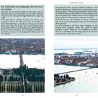Die Votivbrücke verband San Michele per Pontonbrücke; Anekdoten: Unfälle und Wetter. 2019 neuer Übergang, 2025 reinstalliert.
