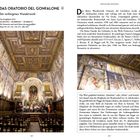 **Text:** DAS ORATORIO DEL GONFALONE, Ein verborgenes Wunderwerk, Via del Gonfalone 32/A, 06 6875952 - 06 68805367 - 06 9066572.