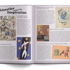 **Künstler sorgen für Inspiration**. Text über Werke von John Bingley Garland, Henri Matisse und anderen, inklusive ihrer Collagen.
