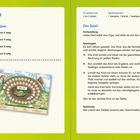 "Auweia" oben links. Links Spielpläne mit Minus: von 6 bis 9 weg. Rechts Spielregeln und Ablauf für bis 5 Kinder.