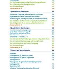 Inhaltsverzeichnis: Rechnerische Lösungsverfahren, Quadratische Funktionen, Quadratische Gleichungen, Potenz- und Wurzelgesetze.
