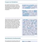 Seite aus einem Wörterbuch mit Erklärungen zu Stichwortgruppen, phrasalen Verben und amerikanischen Schreibvarianten.