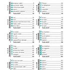 "Deine Schlüsselwörter – Woche für Woche" zeigt eine strukturierte Liste von Wörtern und Themen für jede Woche.
