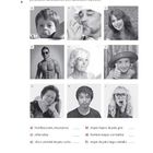 Texte: "Eine Werbeagentur sucht Models für einen TV-Spot. Helfen Sie mit, indem Sie potenzielle Kandidatinnen und Kandidaten markieren." 
Neun Porträtfotos von Personen.