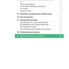 Inhalt zeigt Kapitel von 3.4 bis 4, einschließlich Themen wie Charakteristiken, Stil, Interpretationen, Schlüsselanalysen.