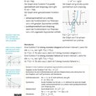 Texte beschreiben Symmetrie und Monotonie von Funktionen, inklusive mathematischer Formeln und Beispielen. Grafische Darstellungen ergänzen die Erklärungen.