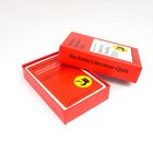 Rote Quizbox mit Texten: "Reclams Literatur-Quiz", "Mord und Totschlag", "50 Fragen und Antworten für Büchermenschen".