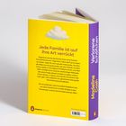Gelber Buchumschlag mit lila Buchrücken. Titel: "Verlorene Schäfchen" von Madeline Cash. Pinguin-Logo unten.