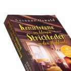 Cover eines Romans mit dem Titel "Kaminträume im kleinen Strickladen in den Highlands" von Susanne Oswald.