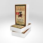 „Rebecca Gablé – Raben Thron“, historischer Roman, SPIEGEL Bestseller-Autorin. Buchcover mit Ritter auf Pferd.
