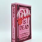 "BETH IS DEAD", "Mit Lesezeichen in der Klappe", "Vier Schwestern: Eine ist tot. Aber alle haben etwas zu verbergen."