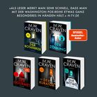 »Als Leser merkt man sehr schnell...« n-tv.de. Fünf Buchcover der Washington Poe-Reihe von M.W. Craven. Spiegel Bestseller.