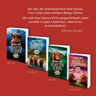 Text oben: Empfohlen für Schottland- und Krimi-Fans, Zitat von Hellweger Anzeiger. Unten vier Buchcover mit Highlandszenen.