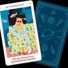 Text: "Die Hohepriesterin", "1989", "We Are Never Ever Getting Back Together". Illustration: Frau auf einem Sessel.