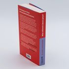 Roter Buchrücken mit "Was stimmt denn jetzt?", Autor: Dr. med. Julia Fischer. Text über Gesundheitsinformationen auf der Rückseite.