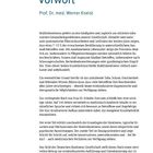 "Vorwort von Prof. Dr. med. Werner Kneist über Stuhlinkontinenz, ein tabuisiertes Gesundheitsproblem. Buch von Dr. Schulte-Eversum."