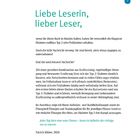 Liebe Leserin, lieber Leser,

Informationen über Typ-2-Diabetes, Prädiabetes und deren Behandlungsmöglichkeiten durch Bewegung und Ernährung.