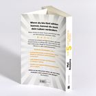 Das Buch zeigt den Titel "Die 5-Sekunden-Regel" von Mel Robbins. Einfache Strategien, mentale Blockaden überwinden.