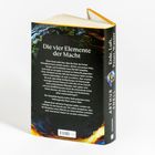 Titel: "Die vier Elemente der Macht". Autor: Arthur Snell. Der Umschlag zeigt ein abstraktes, kraftvolles Design.