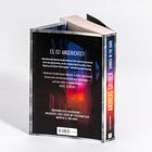 Es ist angerichtet! Buchrücken: Andreas Gruber "Dinner in the Dark". Rückseite: Buchbeschreibung und Zitat von Marc Elsberg.