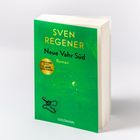 Grünes Buchcover mit „Sven Regener“, „Neue Vahr Süd“ und „Roman“. Goldener Sticker: „Sven Regener ist Kult. 25 Jahre 'Herr Lehmann'“.