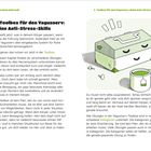 Titel: Gähnen. Anleitung: Streck dich, wiederhole, atme tief ein. Nutzen: Nervenstimulation, Sauerstoff, Vagusnerv, Müdigkeit.