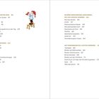 Texte links: 
1. "LASST UNS FROH UND MUNTER SEIN", 
2. "KÄLTE, SCHNEEUND ABENTEUER"
Rechts zwei Illustrationen von fröhlichen Figuren.