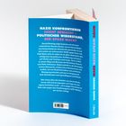Ein Buch mit blauem Einband. Titel: "Nazis konfrontieren leicht gemacht – politischer Widerstand, der Spaß macht". Seitenansicht.