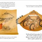 Illustration eines kegelförmigen Fahrzeugs mit Kanonen und Handkurbeln, beschrieben als Schutz für Soldaten.