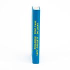 Blauer Buchrücken mit gelber Schrift: "Fünf Tage im Licht", "Rhiannon Lucy Cosslett".