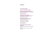 Inhalt: Ein persönlicher Hinweis - 11, Gefühle machen Arbeit - 18, Grenzen ziehen unerwünscht - 48, Nett um jeden Preis - 55.