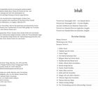 Links Hinweis auf Urheberrecht, amerikanische Originalausgabe und japanische Namen. Rechts Inhaltsverzeichnis.