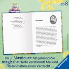 Im 3. Abenteuer hat jemand die magische Harfe verstimmt! Mel und Tristan haben einen Verdacht ... Alter: ab 8.