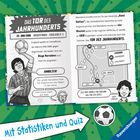 Illustration zu Fußball: „Das Tor des Jahrhunderts“, 1986, Argentinien 2:1 England, Maradona, „Hand Gottes“. Mit Statistiken.
