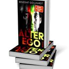 BENEDEKT GOLLHARDT, ALTER EGO, SPIEGEL Bestseller-Autor, ROMAN, PIPER. Ein dreifach gestapelter Buchstapel.