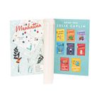 Links "Manhattan" und "Central Park" auf einer Karte. Rechts "Mehr von Julie Caplin" mit neun farbigen Buchcovern.
