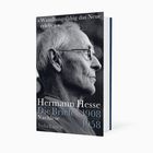 Buchtitel: Hermann Hesse "Die Briefe 1908–1958". Porträt eines älteren Mannes im Profil auf grauem Hintergrund.