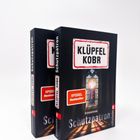 Zwei Bücher mit dem Titel „Schutzpatron“ von Klüpfel Kobr; Aufkleber: „SPIEGEL Bestseller“; Verlag: Ullstein.