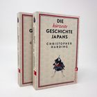 "Die kürzeste Geschichte Japans" von Christopher Harding. Zwei Bücher mit Samurai-Illustration und Ullstein-Logo.