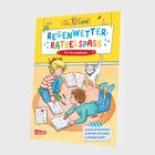 "Conni und ihre Freunde bestaunen einen Dinosaurier. Untersuche die sieben Unterschiede zwischen den Bildern." 

Es zeigt zwei ähnliche Szenen in einer Illustration: Kinder und Erwachsene betrachten ein Dinosaurierskelett in einem Museum.