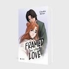 „FRAMED by your LOVE“, Claudia Balzer. Illustration: Rotschöpfige Frau und dunkelhaariger Mann in inniger Pose.