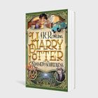 Titel: "J.K. Rowling Harry Potter und die Kammer des Schreckens". Illustration mit einem Jungen, Eule, Auto und Figuren.