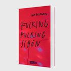 Ein rotes Buchcover mit dem Text „Fucking Fucking Schön“. Oben steht „Eva Rottmann“. Unten steht "Carlsen".