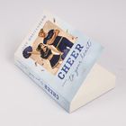 „Cheer to your heart“, Buchcover. Illustration eines Cheerleader-Paars mit Pompons und Konfetti. Autor: Josy Greifenberg.